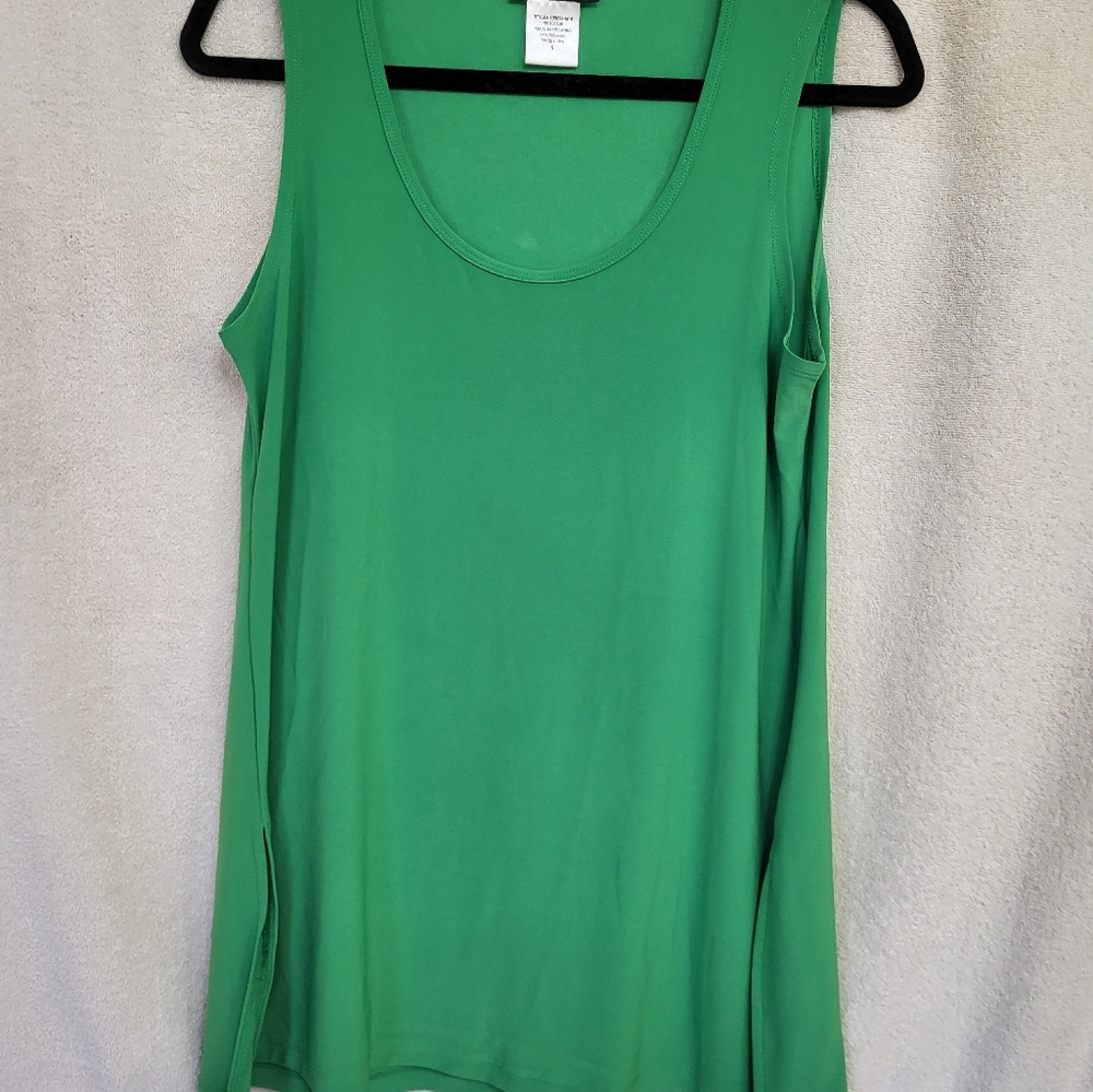 Green Tunic, S, Slinky Brand